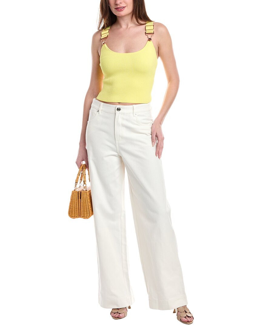 STAUD x Wrangler Grayson Белые джинсы с широкими штанинами
STAUD x Wrangler Grayson Белые джинсы с широкими штанинами