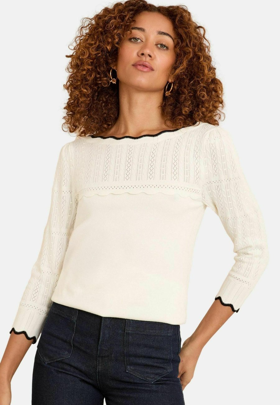 Джемпер Love & Roses REGULAR FIT, Ivory Tipped/White
Джемпер Love & Roses REGULAR FIT, Ivory Tipped/White