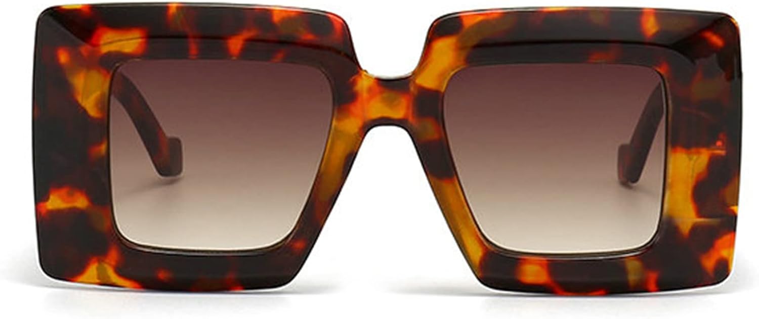 Willochra Винтажные солнцезащитные очки большого размера в квадратной оправе для женщин, роскошные солнцезащитные очки большого размера с принтом «зебра» для мужчин, с широкими дужками, Leopard
Willochra Винтажные солнцезащитные очки большого размера в квадратной оправе для женщин, роскошные солнцезащитные очки большого размера с принтом «зебра» для мужчин, с широкими дужками, Leopard