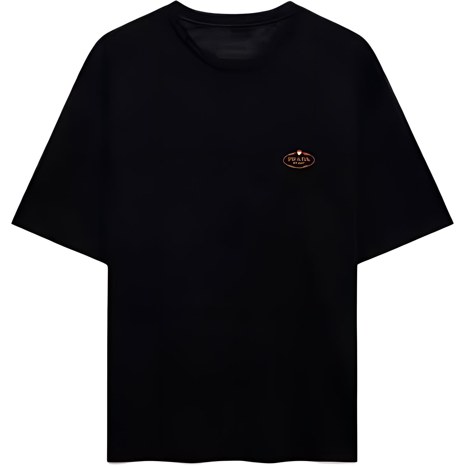 Футболка с вышитым логотипом PRADA, черный
Футболка с вышитым логотипом PRADA, черный