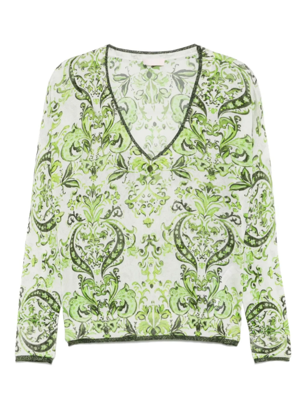 Топ из банданы и жаккарда LIU JO, зеленый
Топ из банданы и жаккарда LIU JO, зеленый