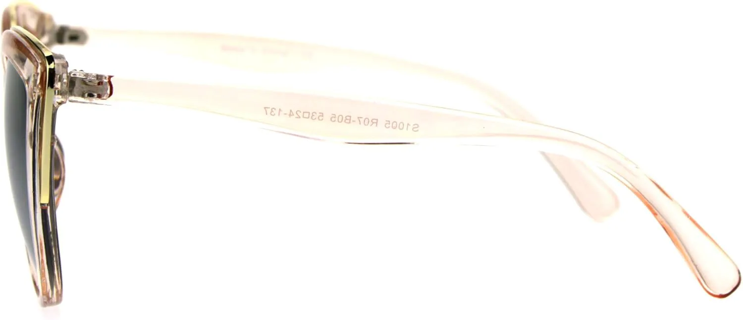 Женские солнцезащитные очки «Кошачий глаз: Бабочка», металлическая верхняя часть, двойная оправа, розовый цвет, серебристое зеркало PASTL, Pink (Silver Mirror)
Женские солнцезащитные очки «Кошачий глаз: Бабочка», металлическая верхняя часть, двойная оправа, розовый цвет, серебристое зеркало PASTL, Pink (Silver Mirror)