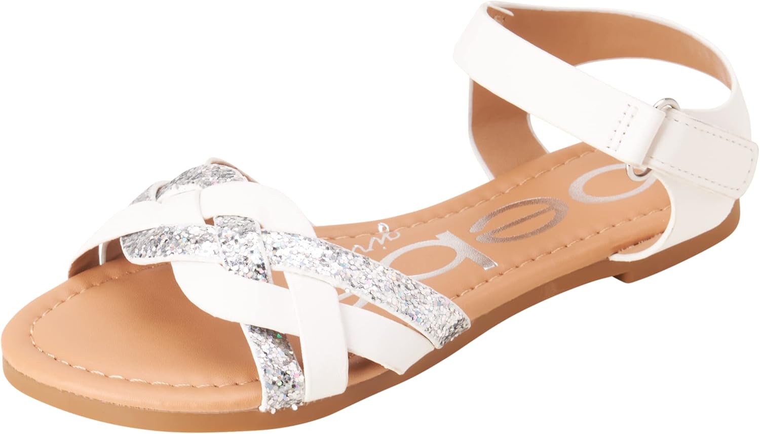 Сандалии для девочек bebe - сандалии для больших девочек и малышей с прочными кожаными ремешками и блестками, летние праздничные туфли для девочек, белый
Сандалии для девочек bebe - сандалии для больших девочек и малышей с прочными кожаными ремешками и блестками, летние праздничные туфли для девочек, белый
