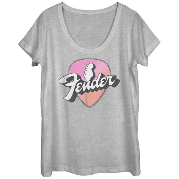 Футболка с принтом головы гитары Fender Neon Pick для подростков Licensed Character, серый 
Футболка с принтом головы гитары Fender Neon Pick для подростков Licensed Character, серый