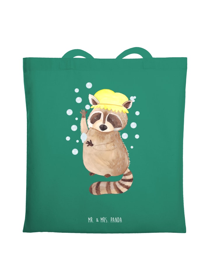 Mr. & Mrs. Panda Сумка-шоппер с изображением енота без надписи, мятного цвета
Mr. & Mrs. Panda Сумка-шоппер с изображением енота без надписи, мятного цвета