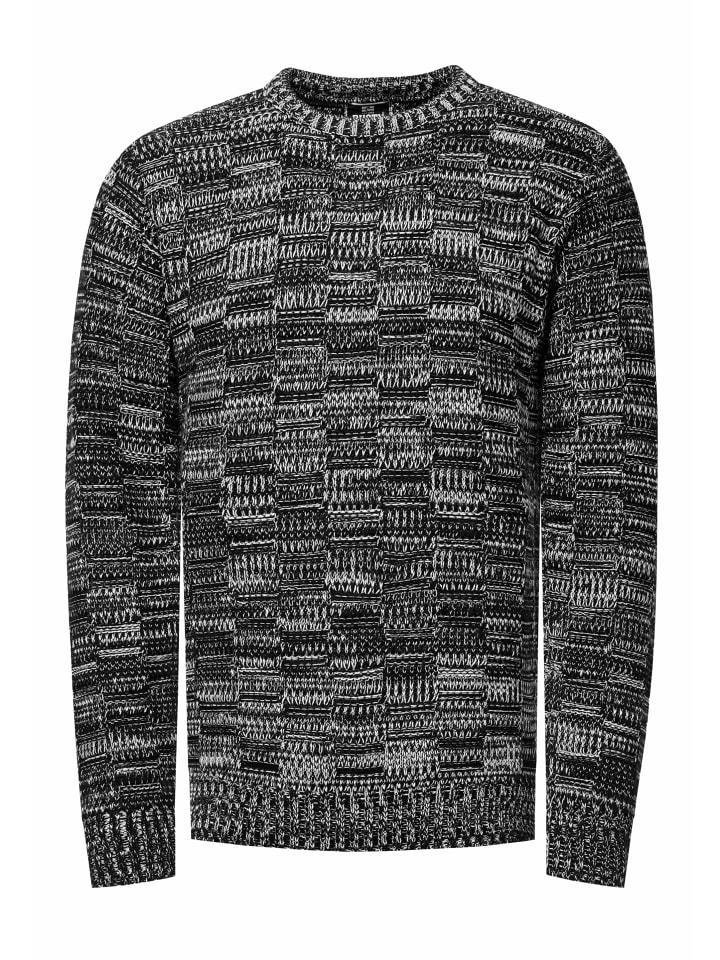 Контрастный свитер крупной вязки с круглым вырезом черного цвета Rusty Neal
Контрастный свитер крупной вязки с круглым вырезом черного цвета Rusty Neal