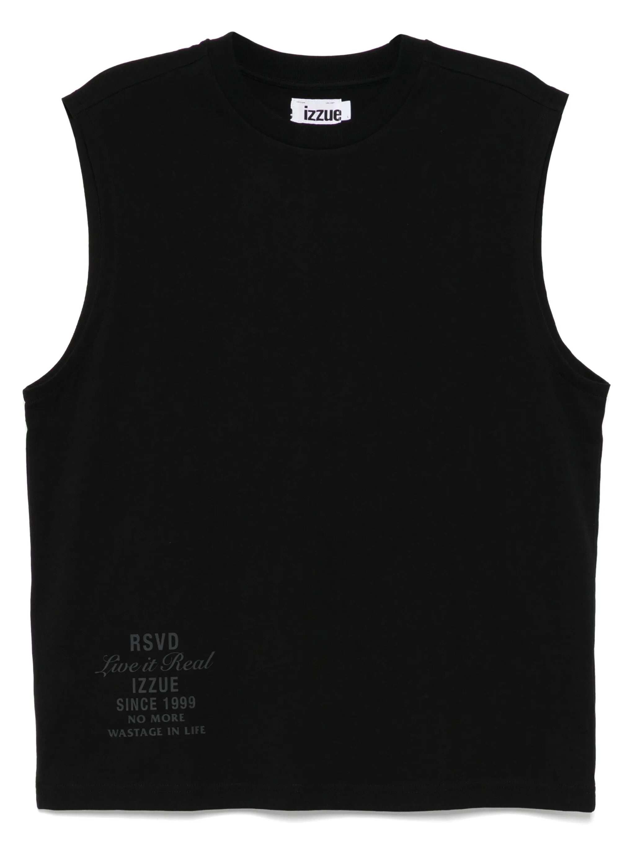 Топ с логотипом Izzue, черный
Топ с логотипом Izzue, черный