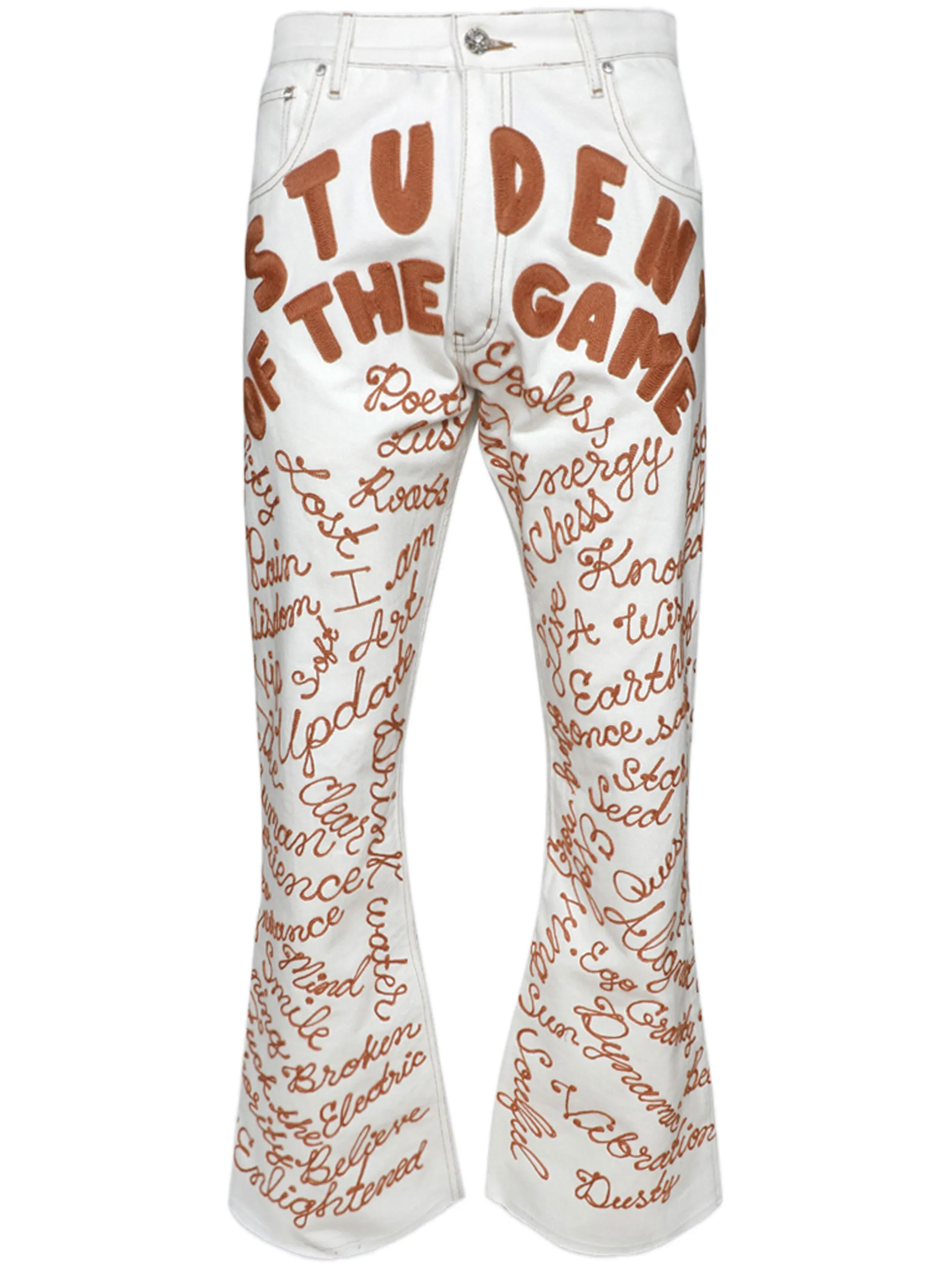 Расклешенные джинсы Student Earthling Vip, белый
Расклешенные джинсы Student Earthling Vip, белый