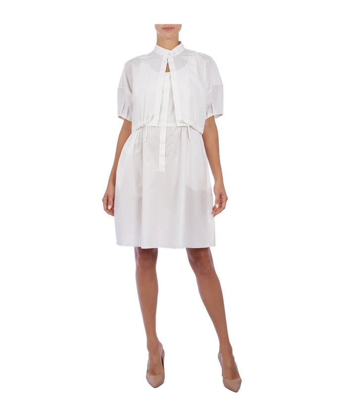 Инновационное многослойное платье с эластичной талией Emporio Armani, белый
Инновационное многослойное платье с эластичной талией Emporio Armani, белый