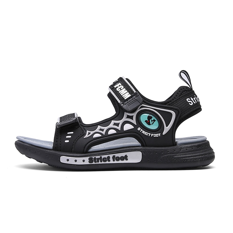 Детские сандалии с нескользящей подошвой FCMM, черный/серый
Детские сандалии с нескользящей подошвой FCMM, черный/серый