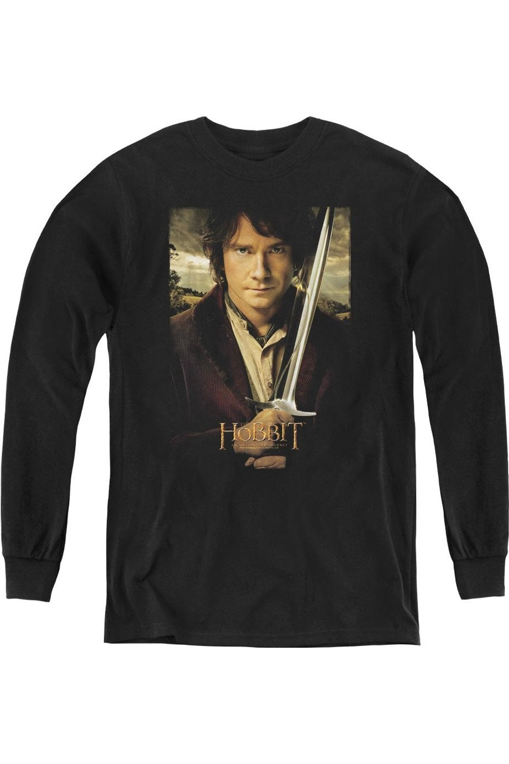 Футболка с длинным рукавом для подростков "Хоббит Бэггинс" с постером Gildan, черный
Футболка с длинным рукавом для подростков "Хоббит Бэггинс" с постером Gildan, черный