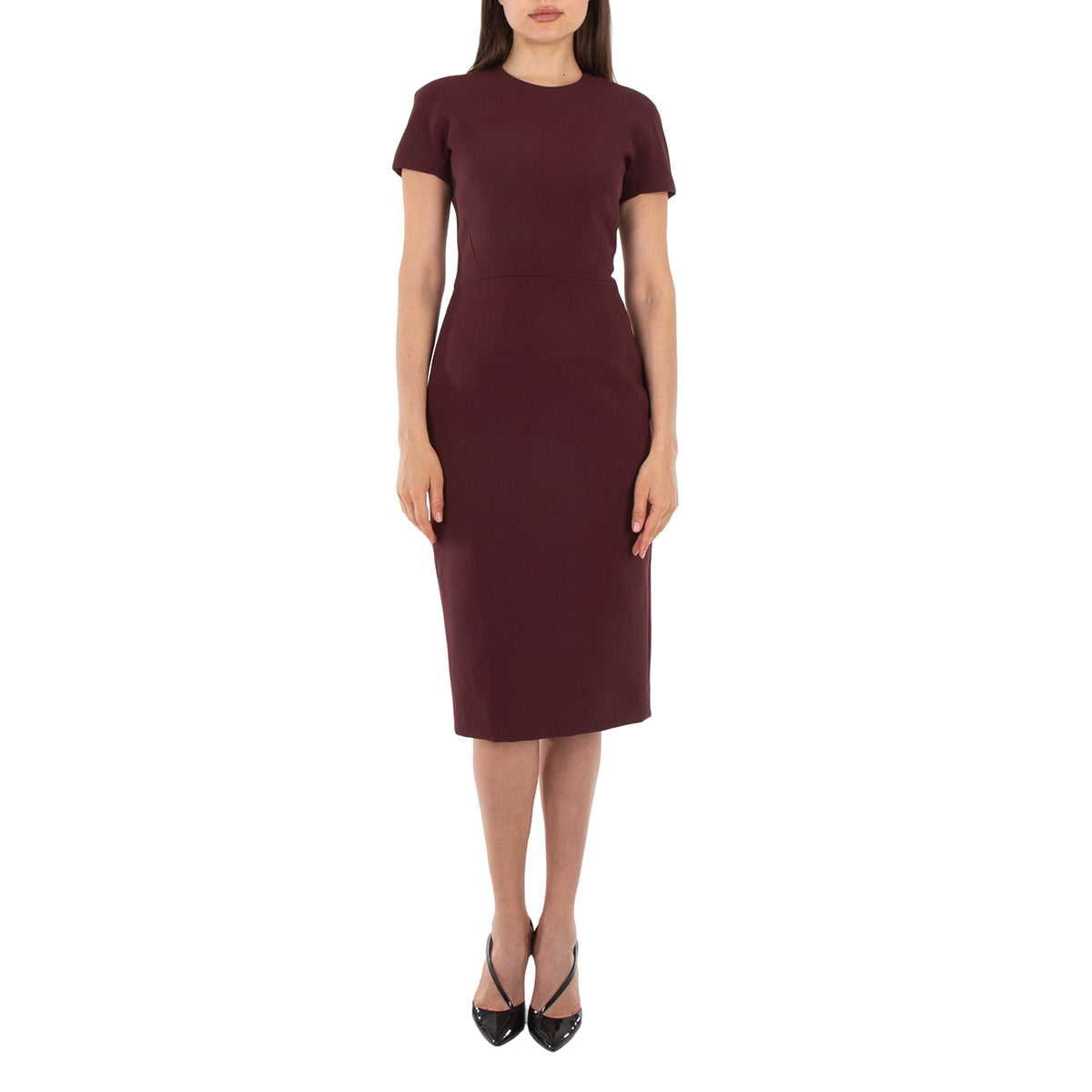 Приталенное платье-футболка Victoria Beckham Victoria Beckham, Deep Mahogany
Приталенное платье-футболка Victoria Beckham Victoria Beckham, Deep Mahogany