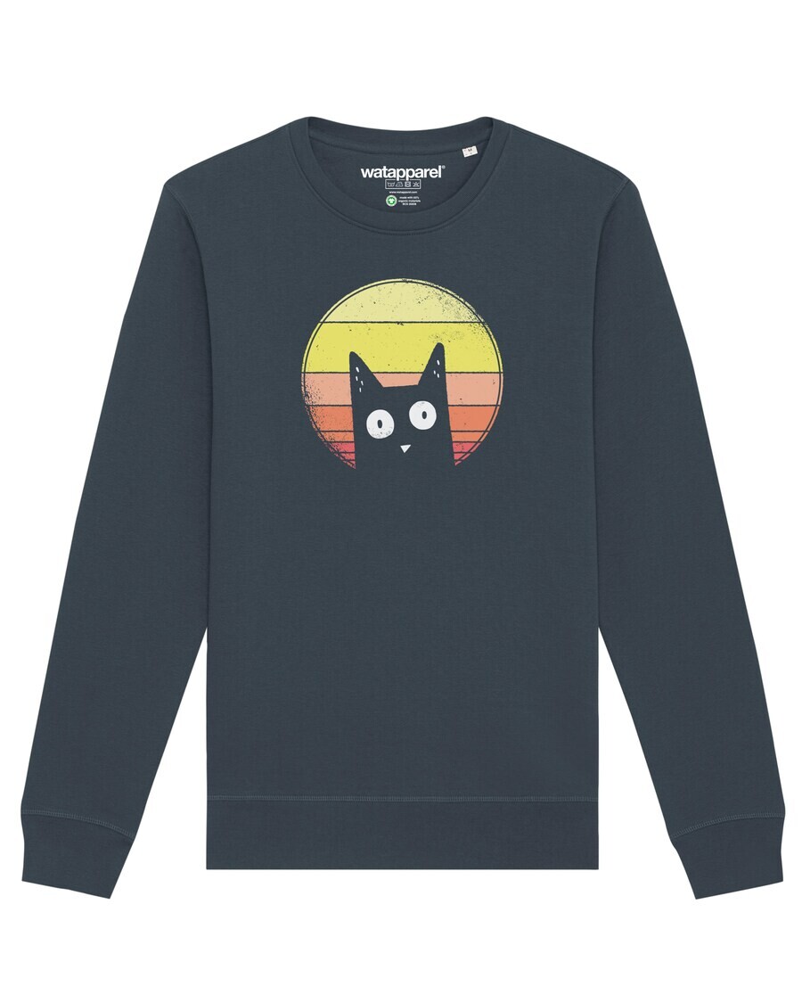 Свитер Watapparel Sweatshirt Sunset Cat, антрацит
Свитер Watapparel Sweatshirt Sunset Cat, антрацит
