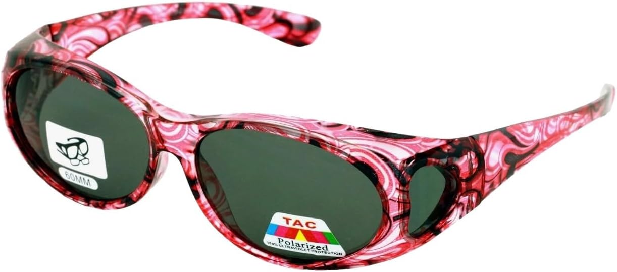 Солнцезащитные очки с поляризованными линзами, надеваемые поверх обычных очков, обеспечивают 100% защиту от УФ-излучения. В комплекте 1 жесткий футляр с цветочным рисунком Generic, Light Red Swirl
Солнцезащитные очки с поляризованными линзами, надеваемые поверх обычных очков, обеспечивают 100% защиту от УФ-излучения. В комплекте 1 жесткий футляр с цветочным рисунком Generic, Light Red Swirl