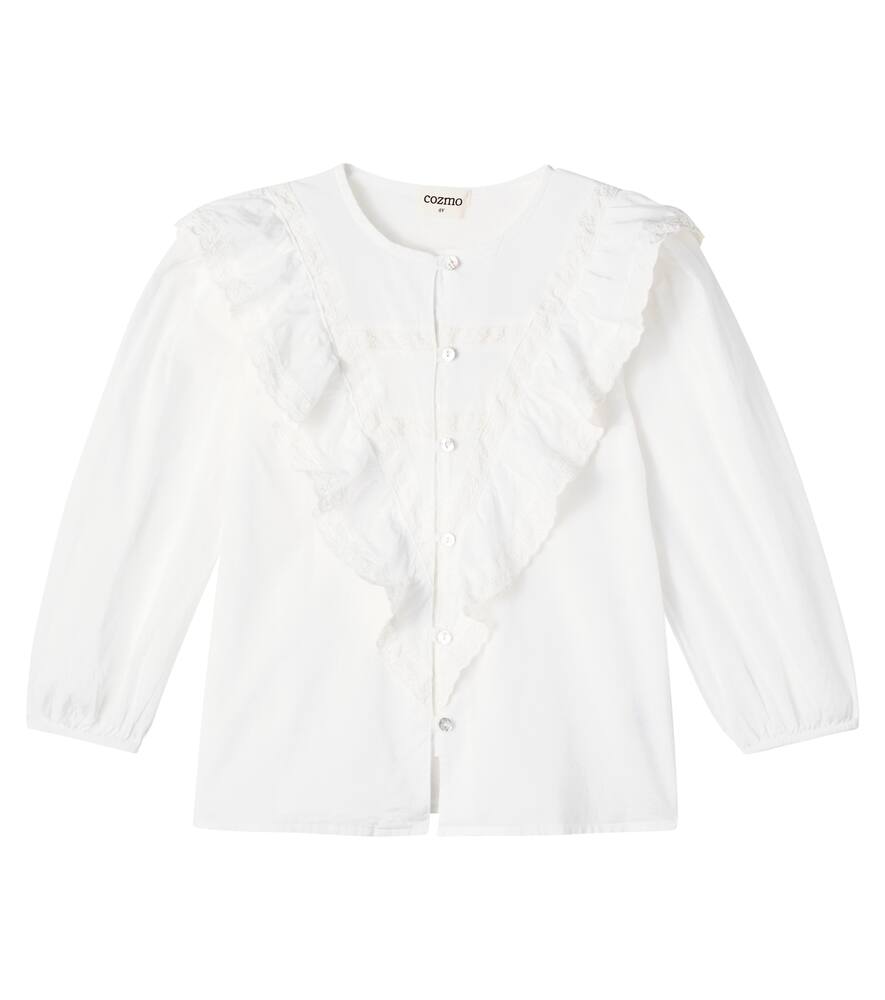 Кружевная хлопковая блузка Kerala Cozmo, White
Кружевная хлопковая блузка Kerala Cozmo, White