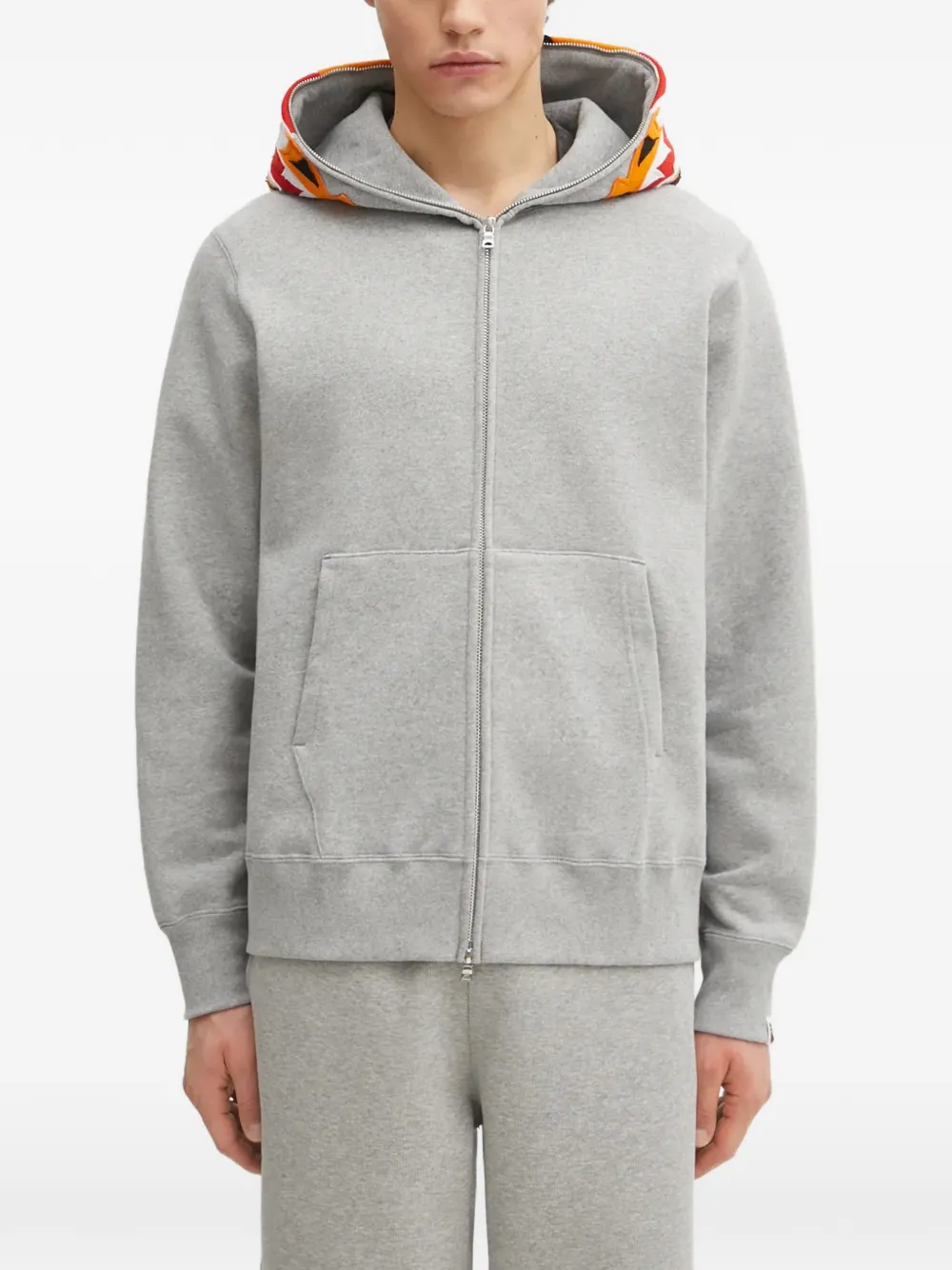 Толстовка на молнии с изображением тигра A Bathing Ape, серый
Толстовка на молнии с изображением тигра A Bathing Ape, серый