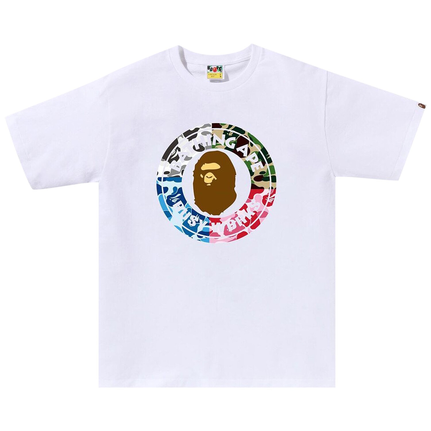 BAPE ABC Камуфляжная футболка Crazy Busy Works, Белая, Белый, BAPE ABC Камуфляжная футболка Crazy Busy Works, Белая
BAPE ABC Камуфляжная футболка Crazy Busy Works, Белая, Белый, BAPE ABC Камуфляжная футболка Crazy Busy Works, Белая