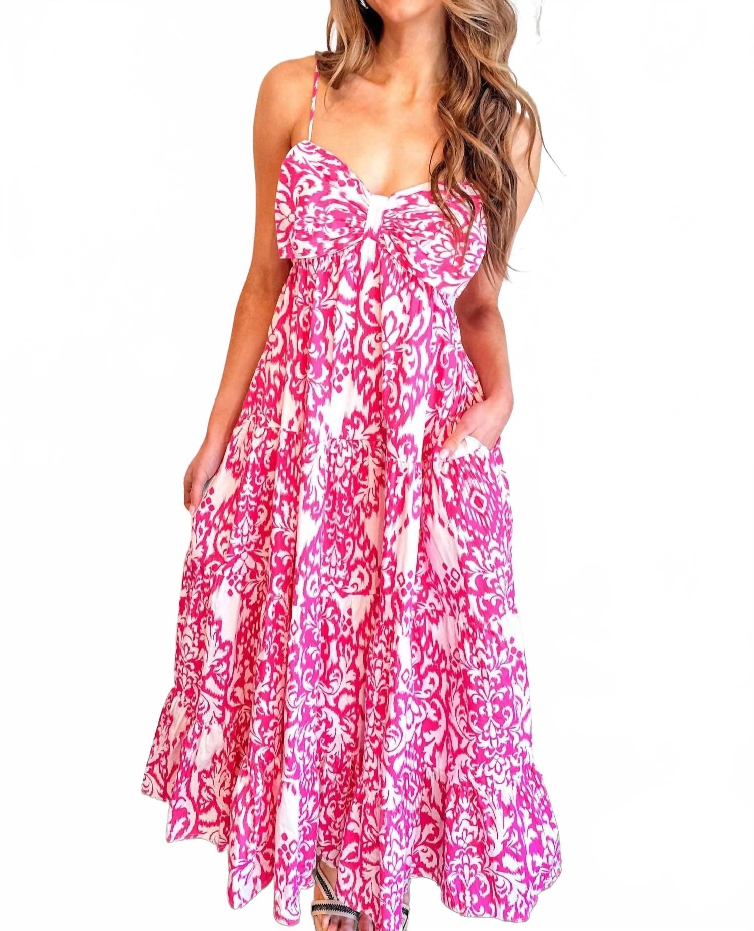 Brunch Maxi Dress In Pink RESET by Jane
Brunch Maxi Dress In Pink RESET by Jane