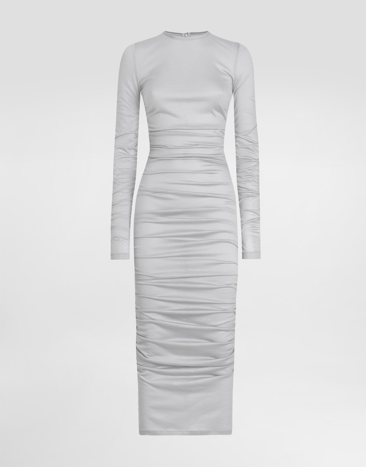 Платье миди из шерстяного джерси с драпировкой Dolce & Gabbana, серый
Платье миди из шерстяного джерси с драпировкой Dolce & Gabbana, серый