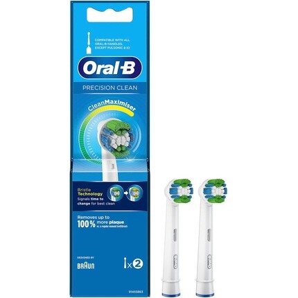 Сменные насадки Oral-B Precision Clean с технологией CleanMaximiser, 2 шт. Зеленый Желтый
Сменные насадки Oral-B Precision Clean с технологией CleanMaximiser, 2 шт. Зеленый Желтый