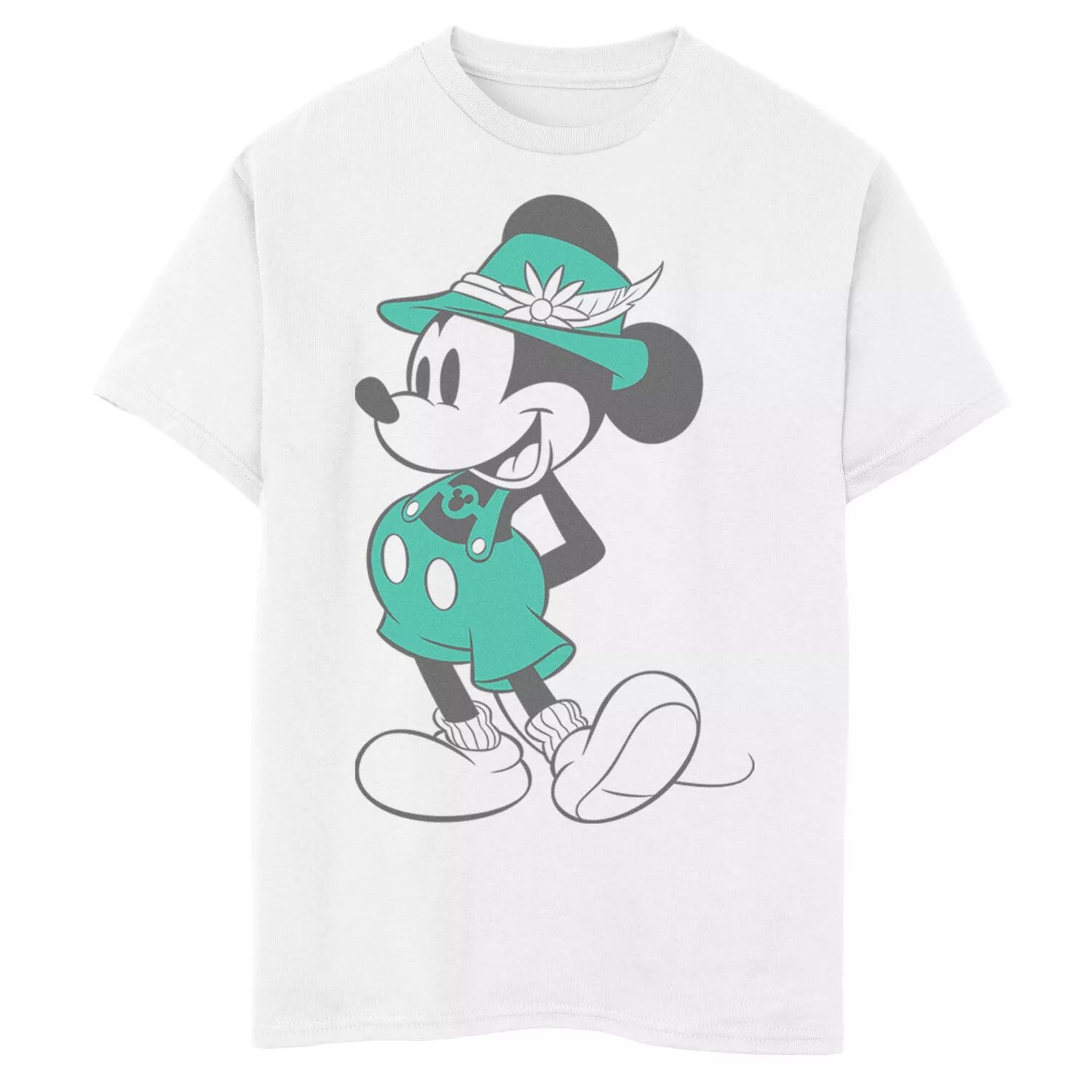 Винтажная футболка Lederhosen с изображением портрета Disney's Mickey Mouse для мальчиков 8–20 лет Disney, белый
Винтажная футболка Lederhosen с изображением портрета Disney's Mickey Mouse для мальчиков 8–20 лет Disney, белый