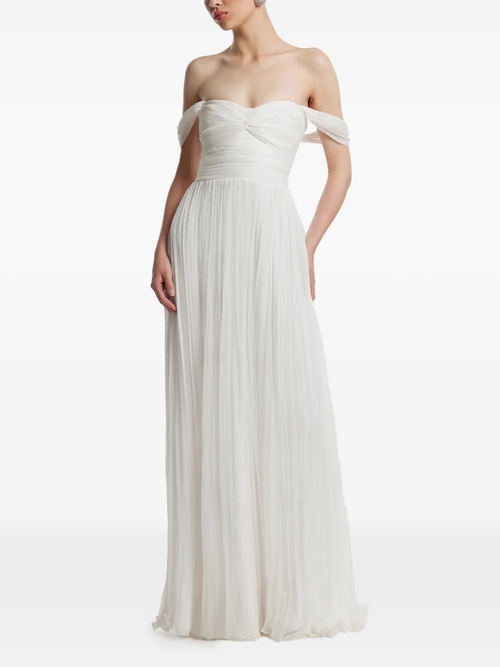 Плиссированное макси-платье без бретелек Framboise, белый
Плиссированное макси-платье без бретелек Framboise, белый