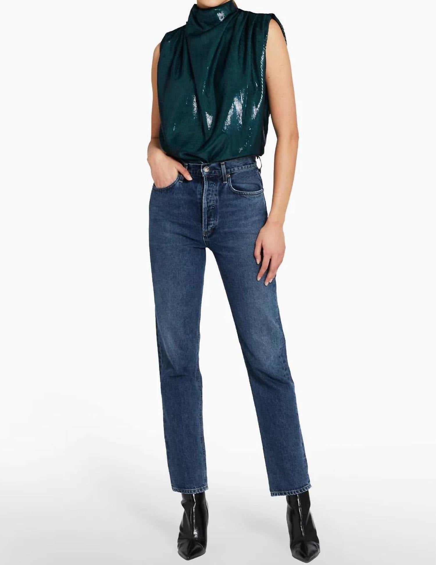 Топ Миддлтон зеленого цвета Amanda Uprichard
Топ Миддлтон зеленого цвета Amanda Uprichard