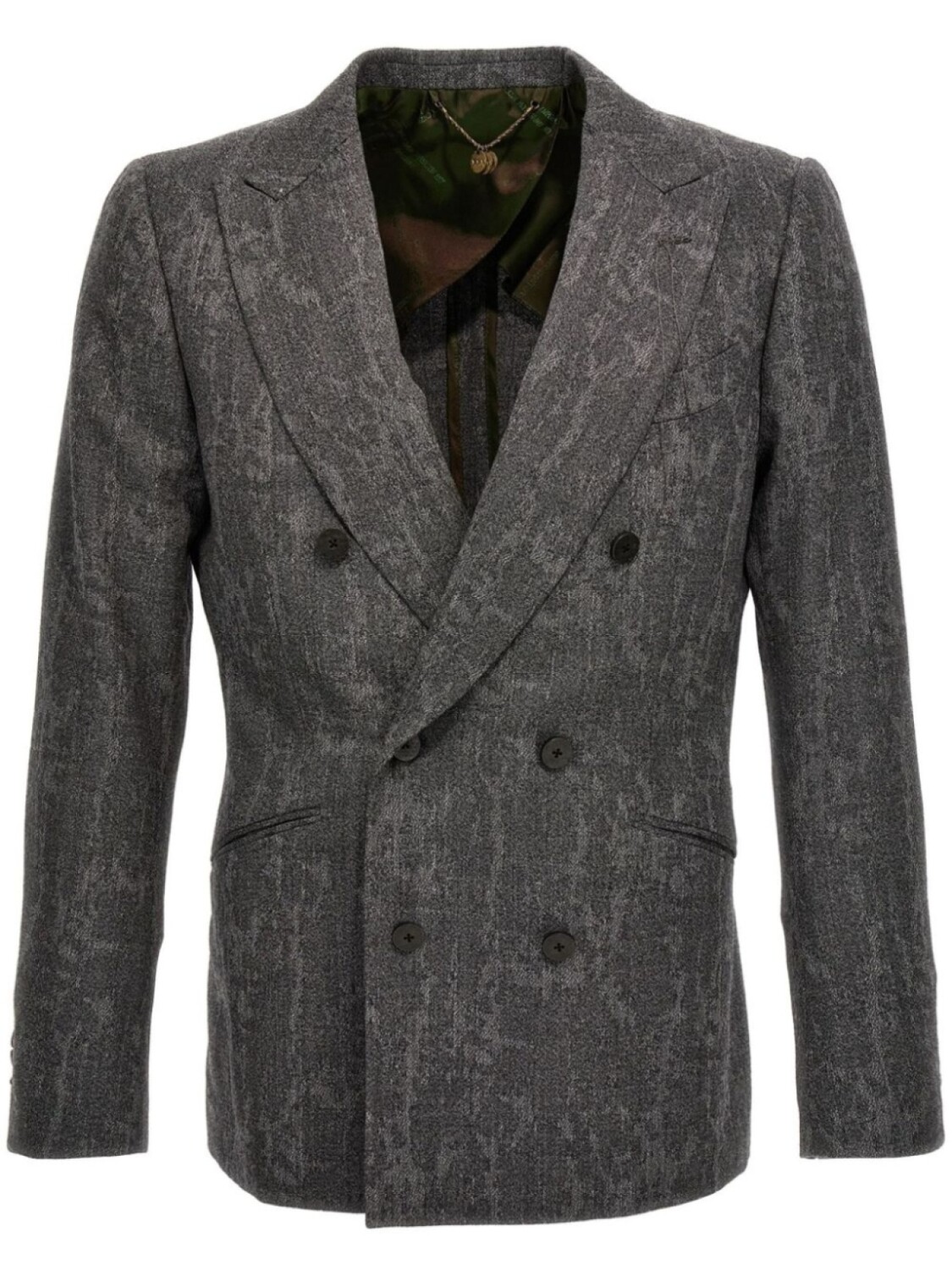 Двубортный пиджак Маурицио Мири Maurizio Miri, серый
Двубортный пиджак Маурицио Мири Maurizio Miri, серый