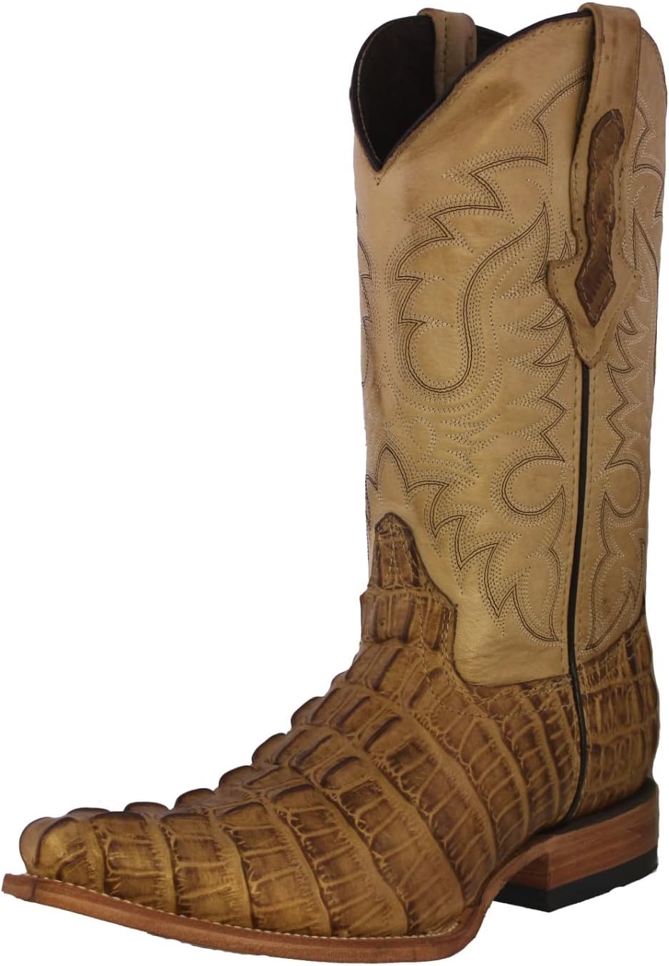 Мужские сандалии Texas Legacy Western из кожи с крокодиловым рисунком на носке 3X, Sand
Мужские сандалии Texas Legacy Western из кожи с крокодиловым рисунком на носке 3X, Sand