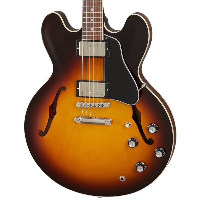 Электрогитара Gibson ES-335 Satin Semi-Hollow Guitar - Satin Vintage Burst
Электрогитара Gibson ES-335 Satin Semi-Hollow Guitar - Satin Vintage Burst