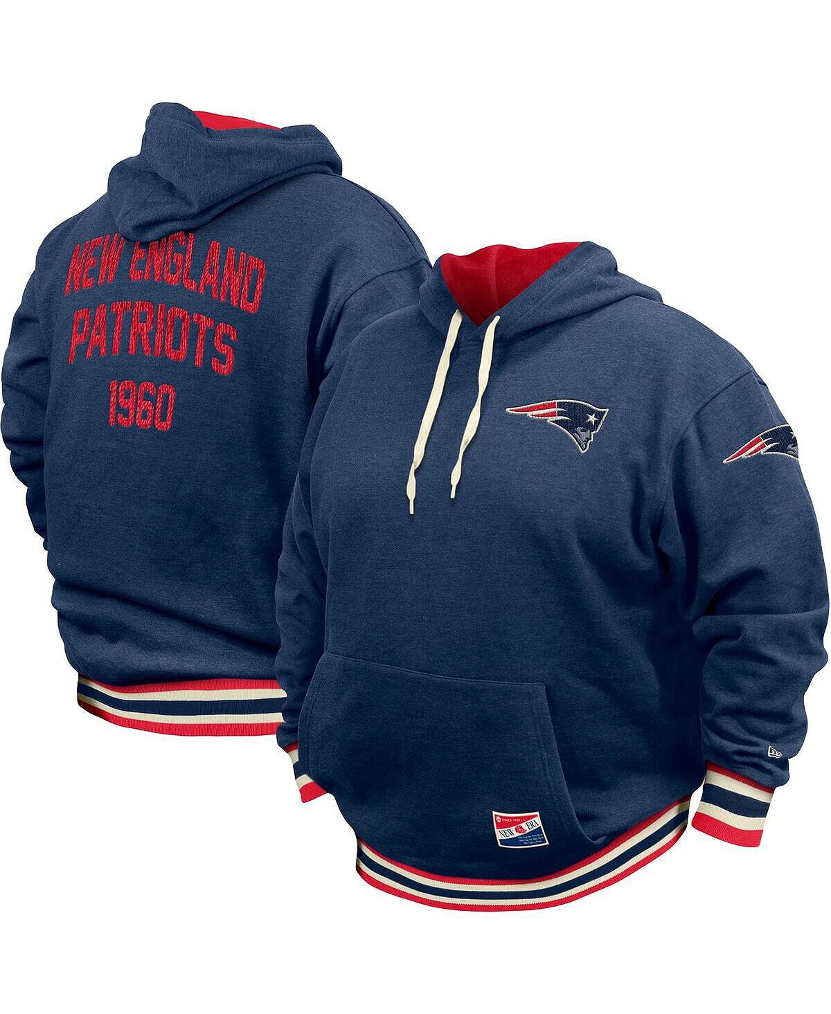 Мужской темно-синий пуловер с капюшоном New England Patriots Big and Tall NFL New Era
Мужской темно-синий пуловер с капюшоном New England Patriots Big and Tall NFL New Era