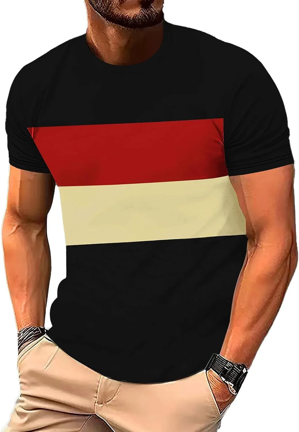 Мужская футболка Crewneck Colorblock с коротким рукавом Xiaojmake
Мужская футболка Crewneck Colorblock с коротким рукавом Xiaojmake