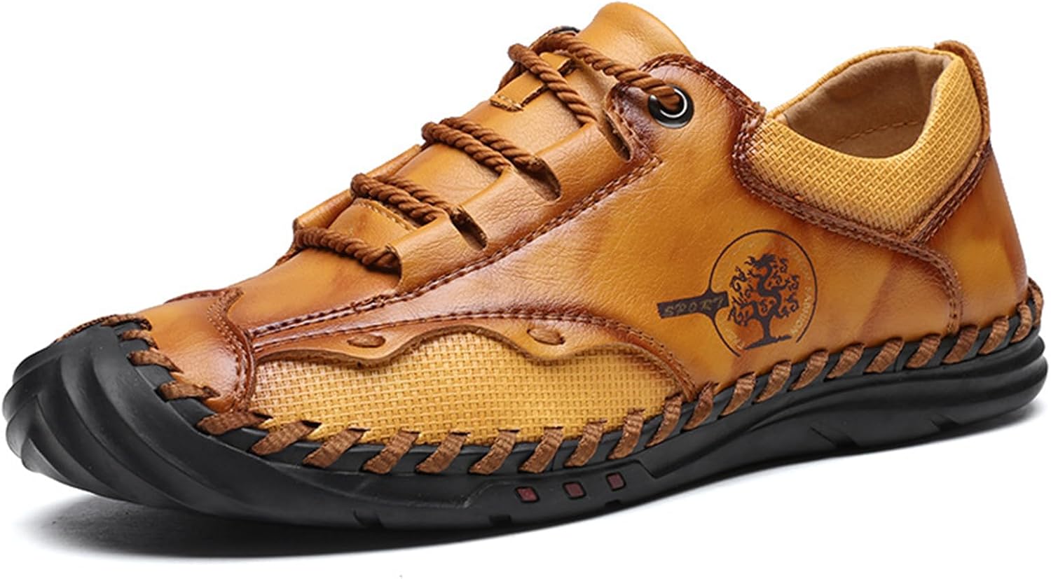 Мужские модные кожаные кроссовки HOUDBDOL с шнуровкой, плоская подошва, легкие, мягкие, удобные, противоскользящие, челси-ботинки для вождения, прогулок на улице, походов, путешествий и повседневного использования, желтый
Мужские модные кожаные кроссовки HOUDBDOL с шнуровкой, плоская подошва, легкие, мягкие, удобные, противоскользящие, челси-ботинки для вождения, прогулок на улице, походов, путешествий и повседневного использования, желтый