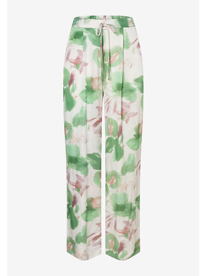 Брюки белого/зеленого цвета More & More
Брюки белого/зеленого цвета More & More