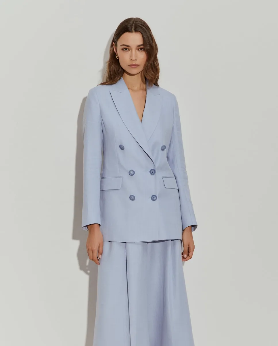 Женская американская блуза из смесового льна Lion Of Porches, синий
Женская американская блуза из смесового льна Lion Of Porches, синий