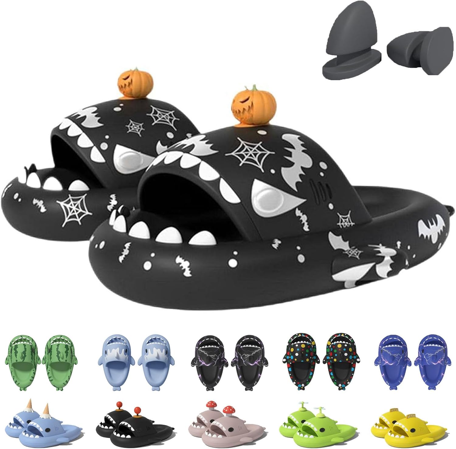 Шлепанцы в форме акулы в рожке мороженого Jfxgjuv, черный
Шлепанцы в форме акулы в рожке мороженого Jfxgjuv, черный