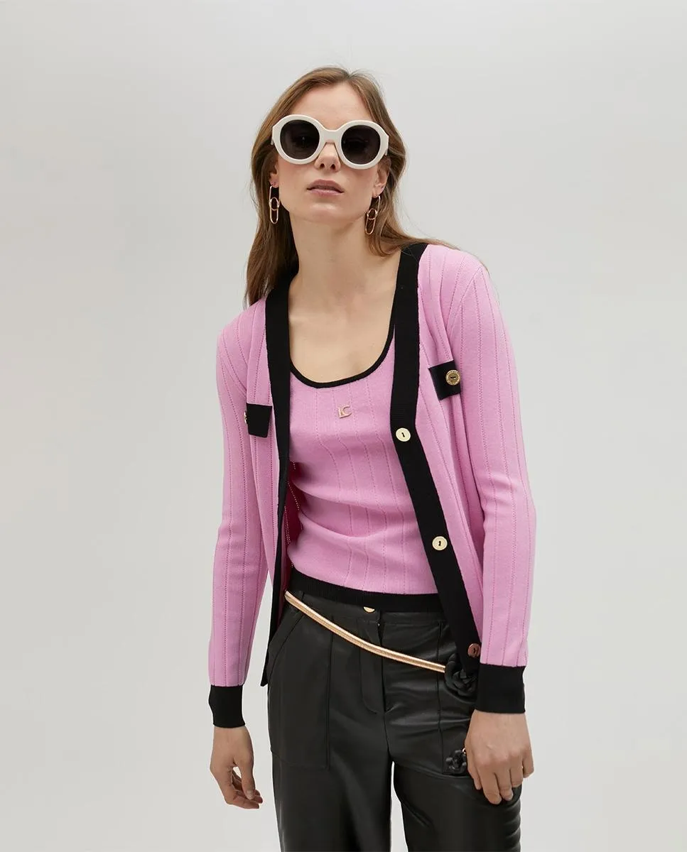 Двухцветный женский кардиган Lola Casademunt, розовый
Двухцветный женский кардиган Lola Casademunt, розовый