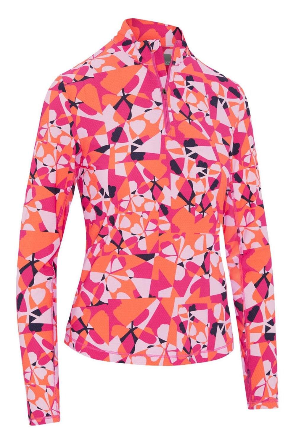 Солнцезащитный топ с геометрическим цветочным принтом Callaway Apparel, розовый
Солнцезащитный топ с геометрическим цветочным принтом Callaway Apparel, розовый