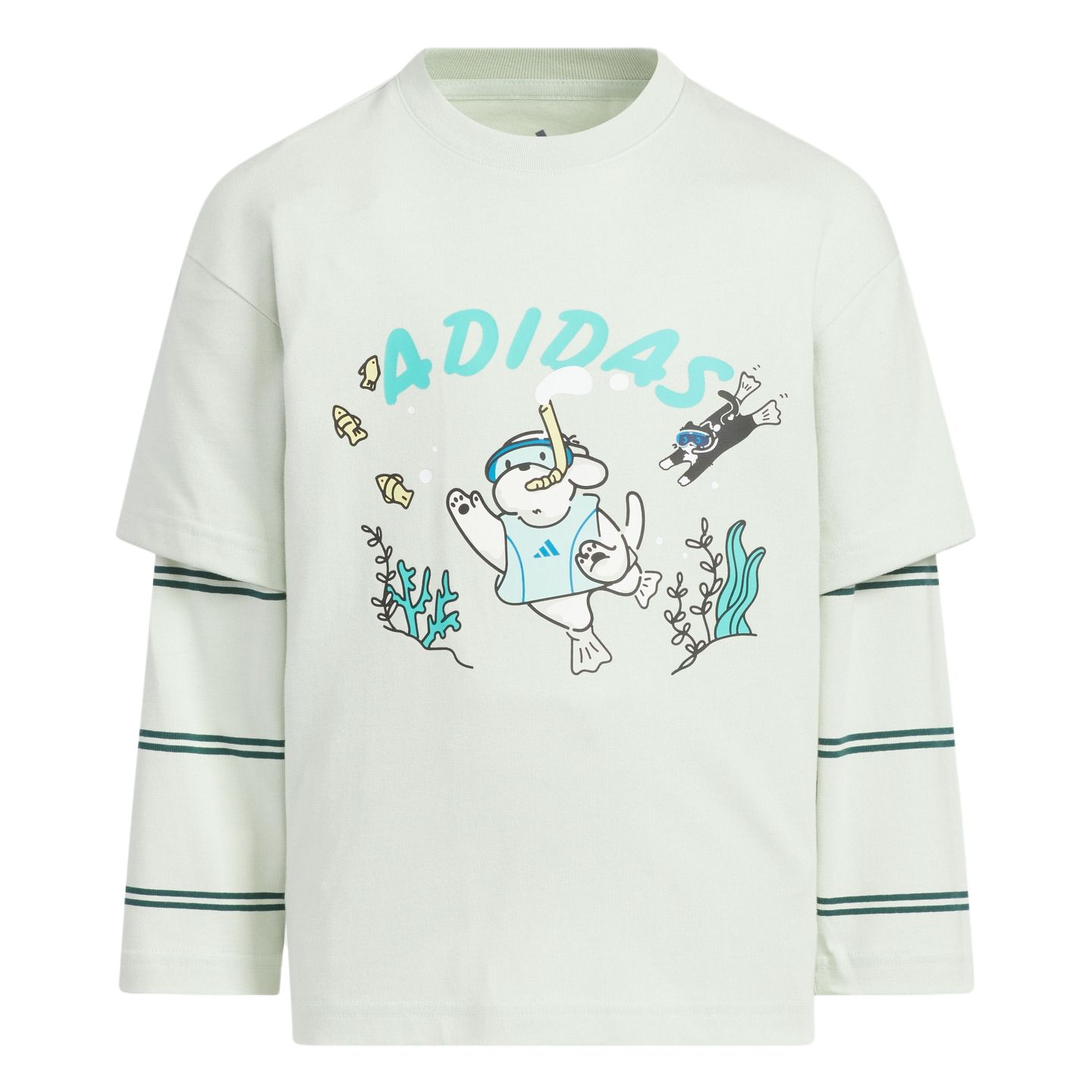 Детская футболка Adidas, зеленый
Детская футболка Adidas, зеленый