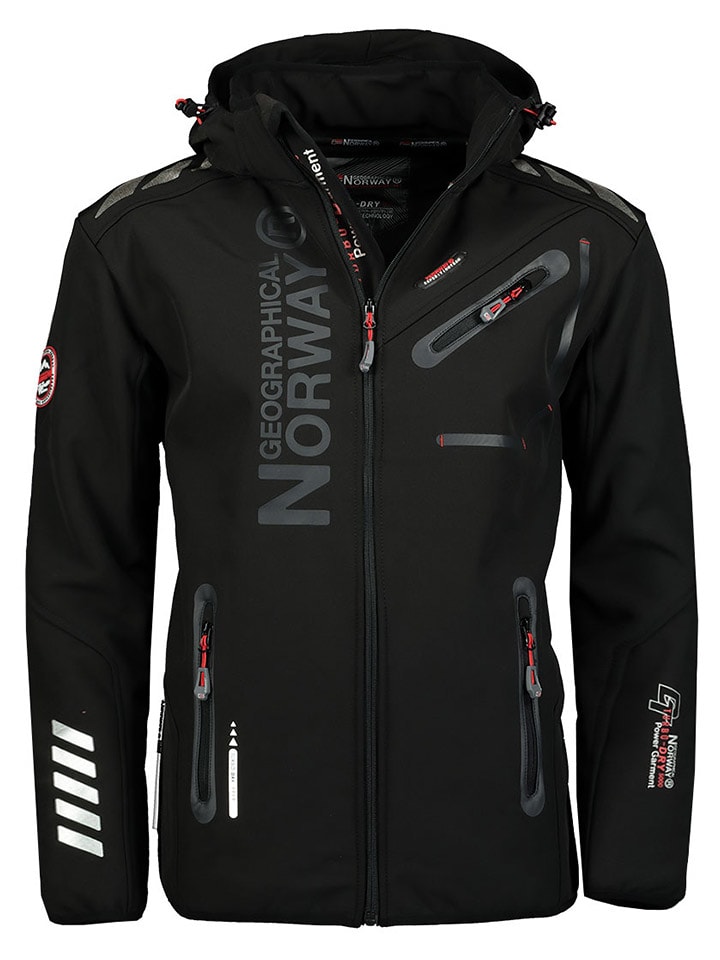 Geographical Norway Черная куртка из софтшелла Royaute
Geographical Norway Черная куртка из софтшелла Royaute