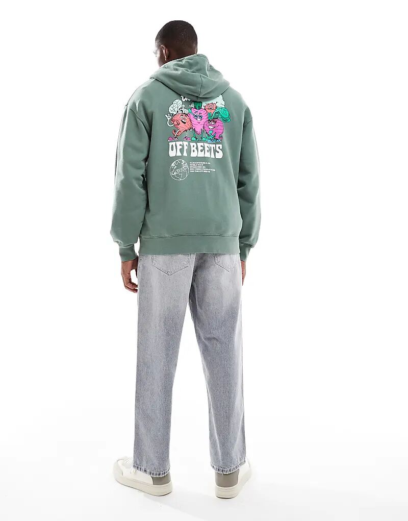 Толстовка свободного кроя Levi's Off Beets с принтом на спине темно-зеленого цвета
Толстовка свободного кроя Levi's Off Beets с принтом на спине темно-зеленого цвета