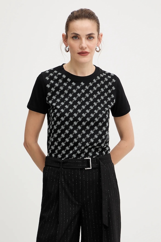 Хлопковая футболка Guess, черный
Хлопковая футболка Guess, черный