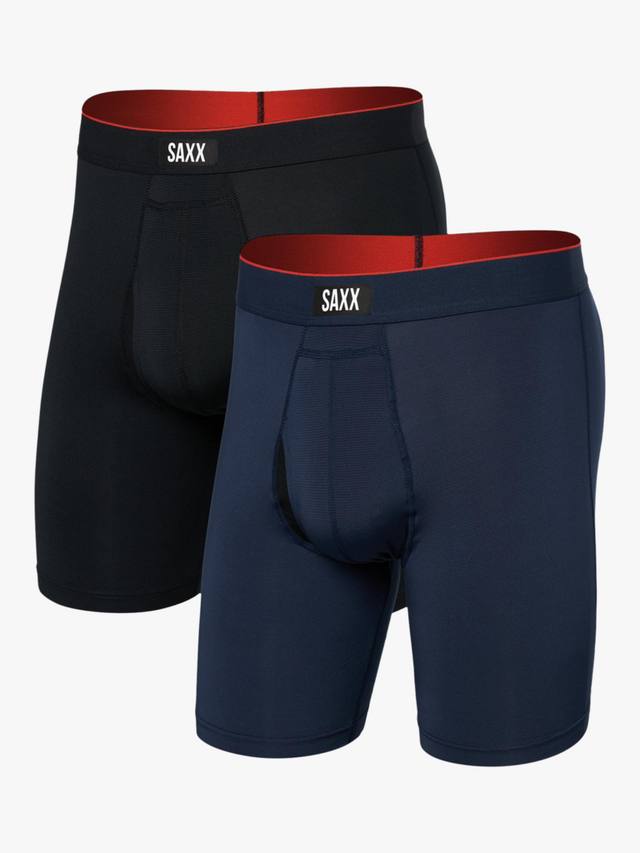 Многофункциональные плавки с логотипом и сетчатой тканью SAXX, Pack of 2
Многофункциональные плавки с логотипом и сетчатой тканью SAXX, Pack of 2