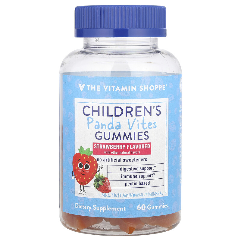 The Vitamin Shoppe, Жевательные конфеты для детей Panda Vites, со вкусом клубники, 60 шт.
The Vitamin Shoppe, Жевательные конфеты для детей Panda Vites, со вкусом клубники, 60 шт.