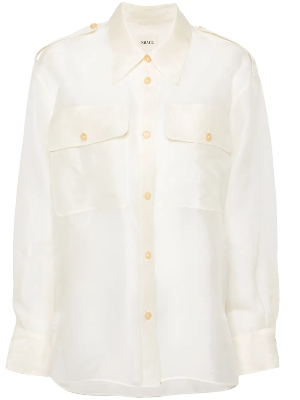 Шелковая рубашка Missa KHAITE, нейтральный
Шелковая рубашка Missa KHAITE, нейтральный