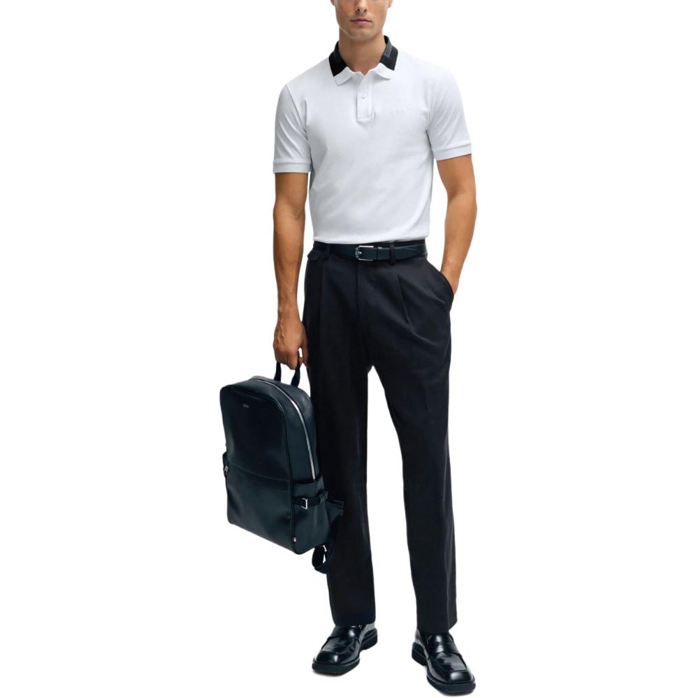 Поло с контрастным воротником HUGO BOSS, белый
Поло с контрастным воротником HUGO BOSS, белый