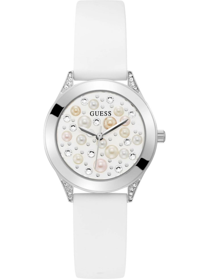 Guess Аналоговые женские часы белого цвета
Guess Аналоговые женские часы белого цвета
