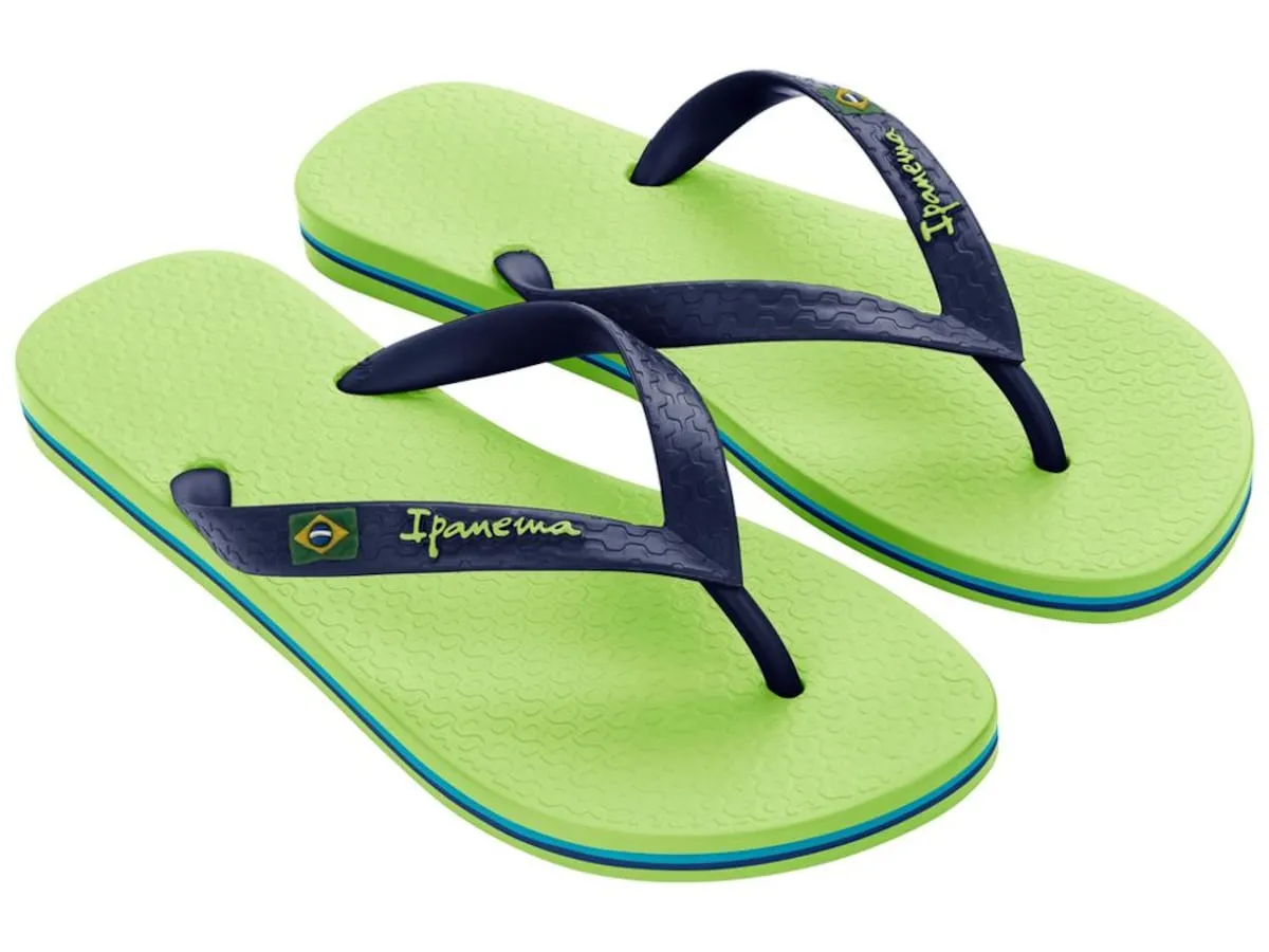 Мужские пляжные шлепанцы IPANEMA CLAS BRASIL II AD Ipanema, зеленый 
Мужские пляжные шлепанцы IPANEMA CLAS BRASIL II AD Ipanema, зеленый