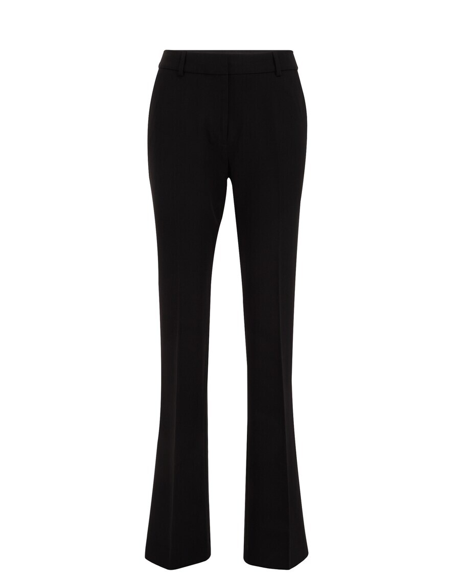 Брюки WE Fashion Flared Pleated Pants, черный 
Брюки WE Fashion Flared Pleated Pants, черный