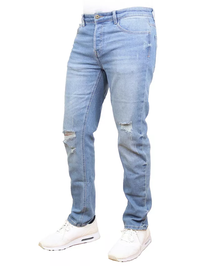 Мужские джинсы с потертостями и эффектом стрейч Blue Ice, синий
Мужские джинсы с потертостями и эффектом стрейч Blue Ice, синий